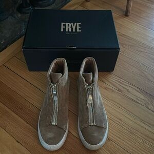 Frye Women’s Lena Zip High-Top Sneakers